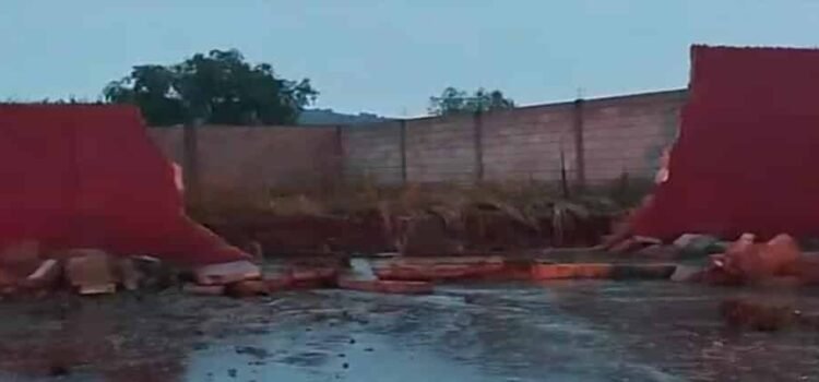 Fuertes lluvias ocasionan afectaciones en Hidalgo; reportan inundaciones y caída de bardas