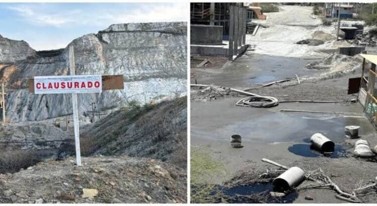 Profepa clausura minera en Hidalgo tras derrame de lodos tóxicos