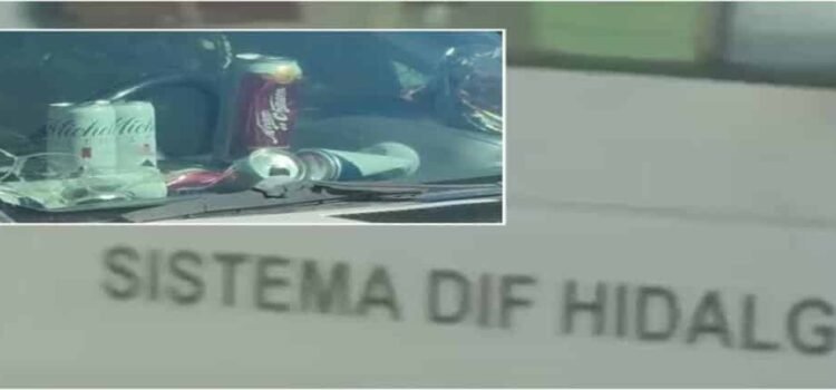 Cesan a trabajador por llevar cervezas en camioneta del DIF Hidalgo