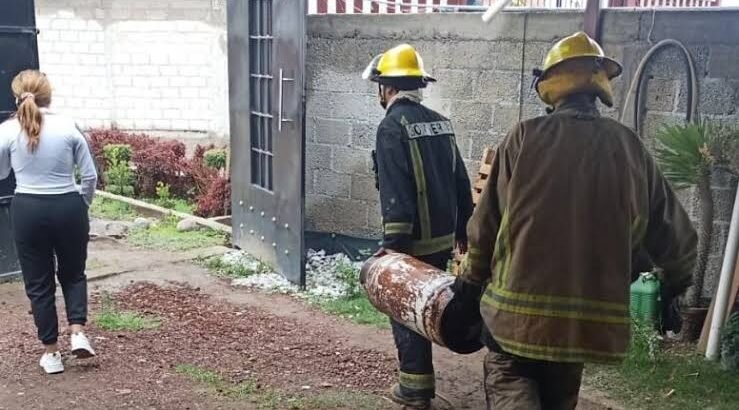 Explosión de tanque de gas deja dos personas lesionadas en Tulancingo
