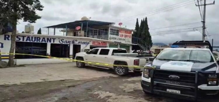 Balacera en restaurante de Hidalgo, deja dos muertos y un herido