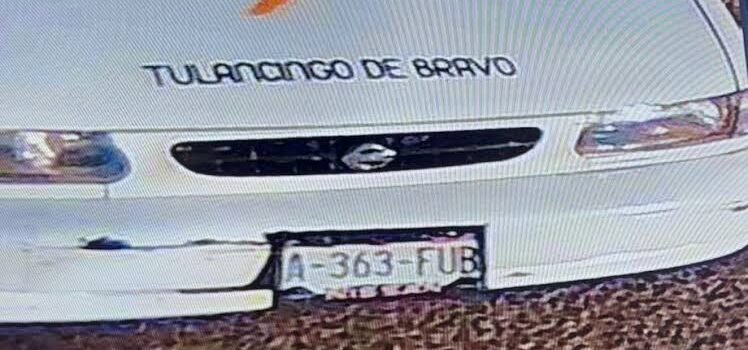 Policía de Tulancingo busca a taxista que embistió a inspector