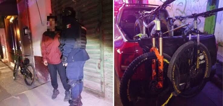 Ciclistas detienen y golpean a presunto ladrón en Tulancingo