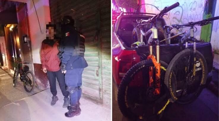 Ciclistas detienen y golpean a presunto ladrón en Tulancingo