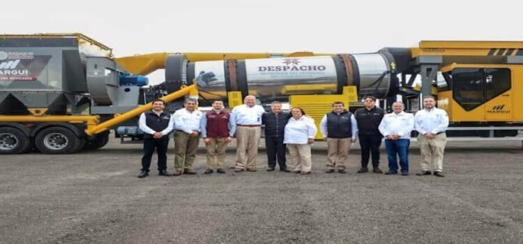 Llega a Hidalgo planta de asfalto móvil única en el país Llega a Hidalgo planta de asfalto móvil única en el país