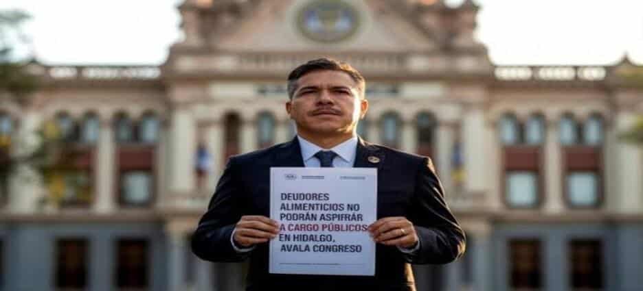 Deudores alimenticios no podrán aspirar a cargos públicos en Hidalgo