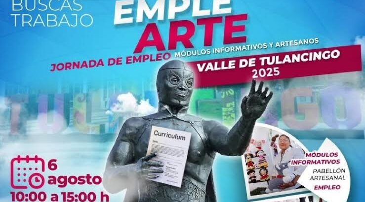 Anuncian feria de empleabilidad regional en Tulancingo