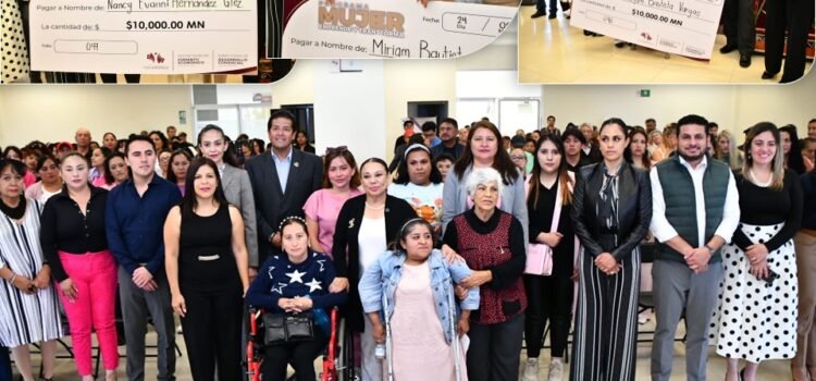 Entregan apoyos Transformando Tulancingo y Mujer Emprende y Transforma