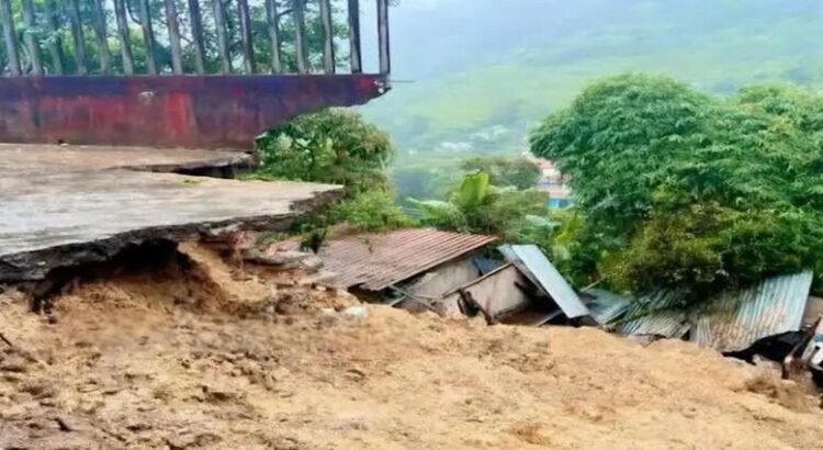 En Hidalgo, lluvias causan derrumbes y diversas afectaciones