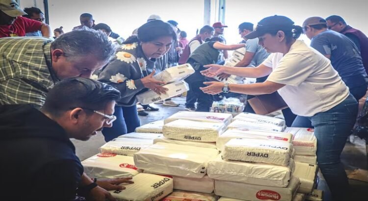 DIF Hidalgo se suma al envío de despensas a zonas afectadas