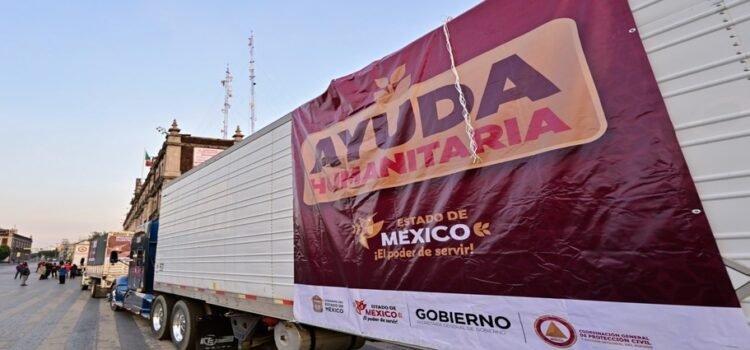 Edomex envía 15 toneladas de ayuda para damnificados de Hidalgo Edomex envía 15 toneladas de ayuda para damnificados de Hidalgo
