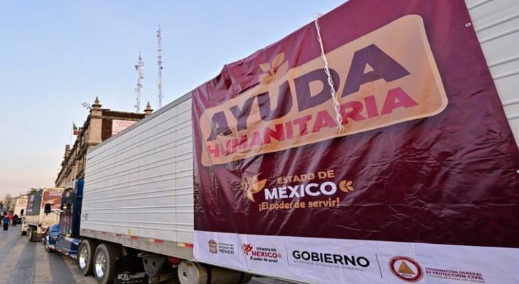 Edomex envía 15 toneladas de ayuda para damnificados de Hidalgo
