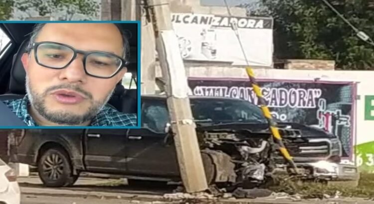 Presidente del PRI sufre accidente tras recorrer zonas afectadas de Hidalgo