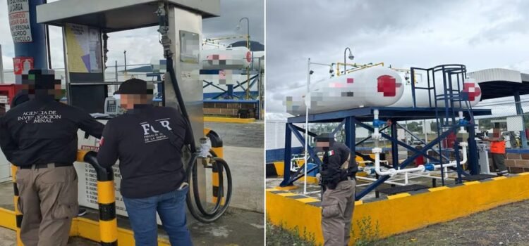 FGR asegura seis mil litros de gas L.P en Hidalgo