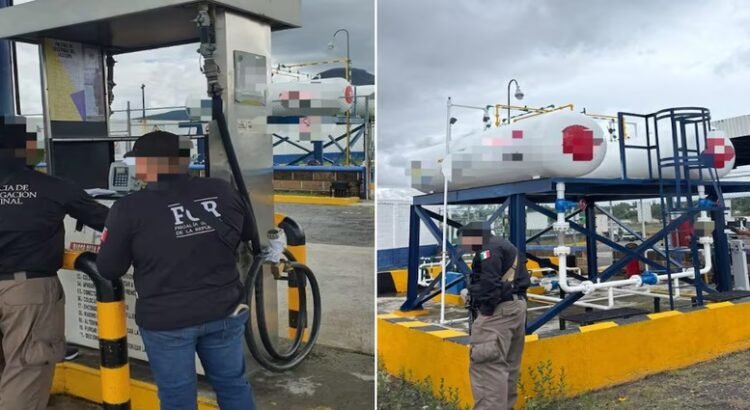 FGR asegura seis mil litros de gas L.P en Hidalgo FGR asegura seis mil litros de gas L.P en Hidalgo