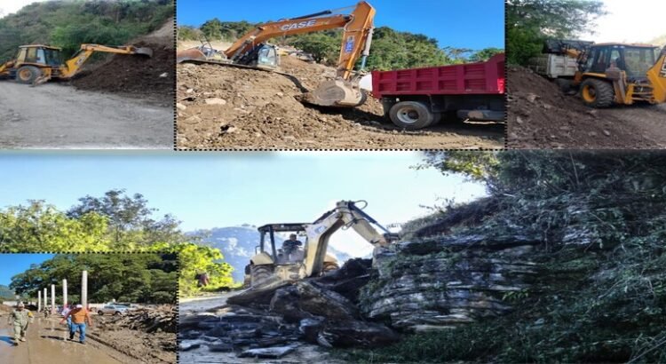 Siguen trabajos para restablecer acceso a 11 comunidades en Hidalgo