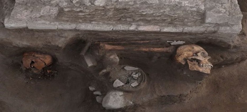 Hallan altar y ofrendas a las afueras de la Zona Arqueológica de Tula, Hidalgo